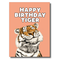 Happy Birthday Tiger Card